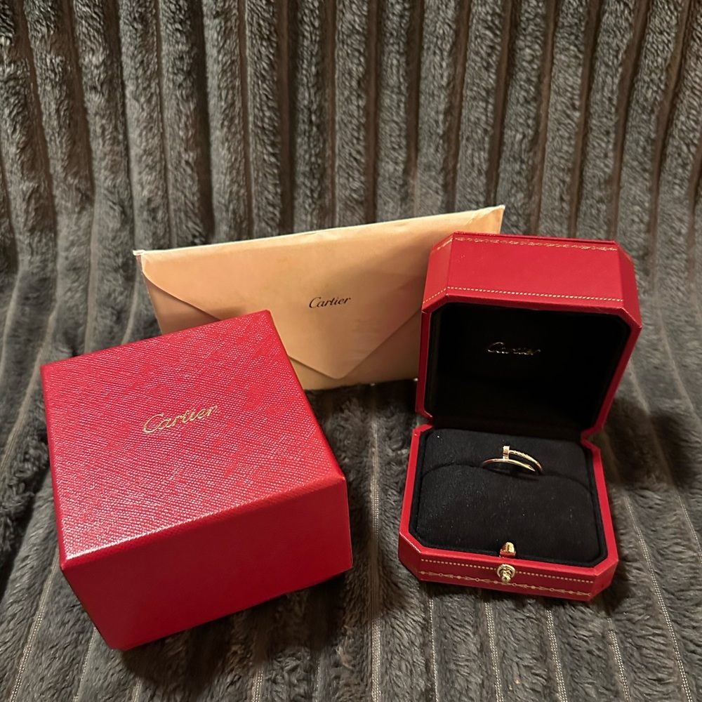 Brand New Cartier Juste Un Clou Small Ring 58